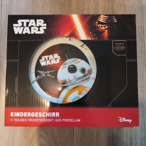 Star Wars Vajilla Infantil 3 Piezas Porcelana - Plato, Cuenco, Taza | Nuevo / EMBALAJE ORIGINAL - Imagen 1 de 5