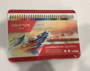 Caran d'Ache Supracolor Artist Quality Soft Water Soluble Colour Pencil 30Set(A4