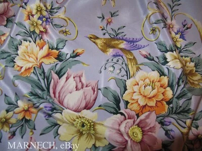 1681-1 Joy of Soul- 100% 真丝纯绉纱光泽围巾 Pavlovo Posad 披肩裹巾 — 第 1/3 张图片