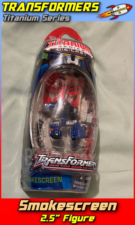 Transformers Titanium Series Smokescreen Die-Cast Metal & Plastic Figure New - Image 1 of 4