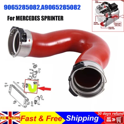 Turbo Intercooler Hose Pipe Silicone For Mercedes-Benz Sprinter W906 A9065285082 - Image 1 of 4