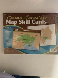 ABEKA Eastern Hemisphere Map Skill Cards Grades 5-8 NEW - Picture 1 of 2