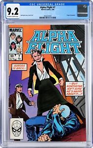 Alpha Flight #7 CGC 9.2 (Feb 1984, Marvel) John Byrne, 1st Delphine Courtney app