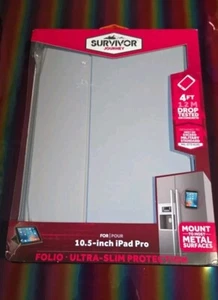 Griffin Survivor Journey Folio Case for Apple iPad Pro 10.5 Silver GB43545 NEW - Picture 1 of 2