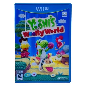 Disco y estuche de juego Yoshi's Woolly World (Nintendo Wii U, 2015) probados - Imagen 1 de 4