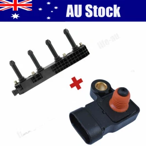 Ignition Coil Pack & Map Sensor Fit Holden VIVA Jf F18d3 1.8l 4CYL DOHC 96415010 - Picture 1 of 8