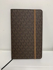Cuaderno Michael Kors Marrón MK Logotipo Mediano Mujeres Damas Niñas Nuevo - Imagen 1 de 5