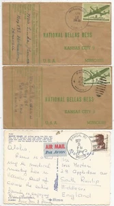 3 elusive Hawaiian hand-stamp postmarks on cover, 1946-65, Pahala, Pahoa, etc. - Picture 1 of 2