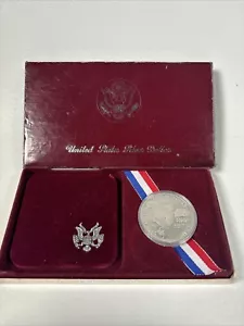 1983 S Los Angeles Olympic Commemorative Proof Silver Dollar In Box - Picture 1 of 9
