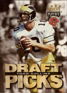 1995 Absolute Football Card #196 Todd Collins Rookie