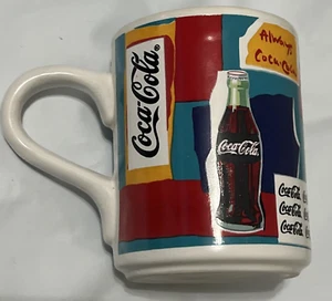 1997 Coca Cola Keramik Kaffeetasse Becher von Gibson ALWAYS COCA-COLA - Bild 1 von 5