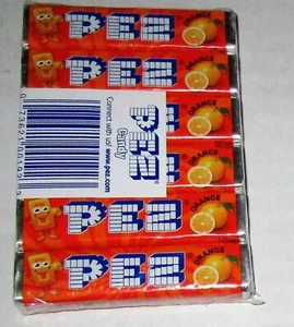 Recambios de caramelo PEZ ~ Paquete de 6 ~ NARANJA - Imagen 1 de 1