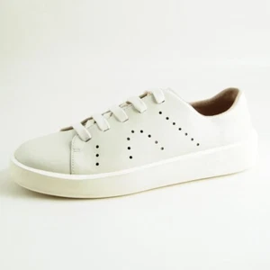 Camper Low Top Sneakers Ivory Whte Leather Womens Shoe Size EU 40 US 10 - Picture 1 of 8
