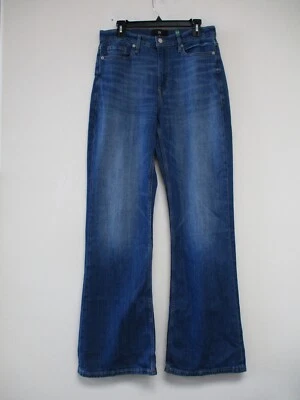 Pantalones de mezclilla Banana Republic tiro alto corte bootcut azul lavado oscuro para mujer 30 largos Foto 1 de 4
