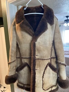 Wilson suede sherling coat - Picture 1 of 9