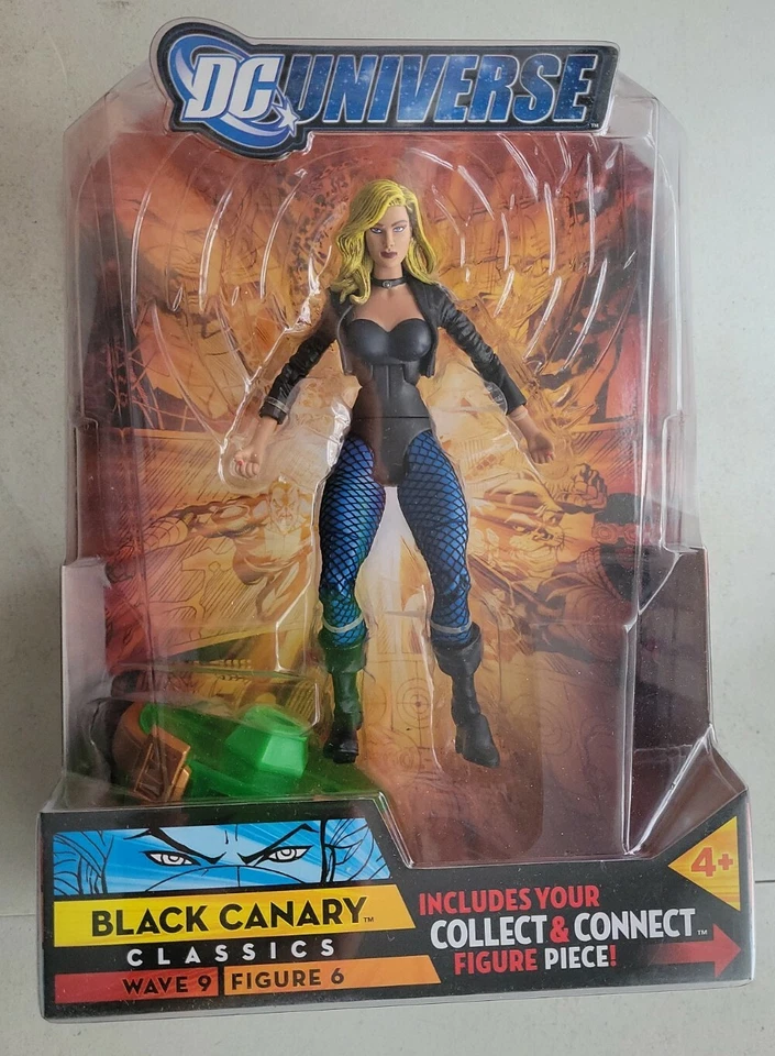 2009 Mattel DCUC Black Canary Action Figure DC Universe Classics Chemo Wave 9