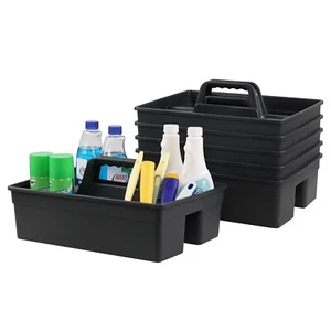 Kekow 6-Packs Large Plastic Cleaning Storage Caddy with Handle Commercial Tool - Picture 1 of 12