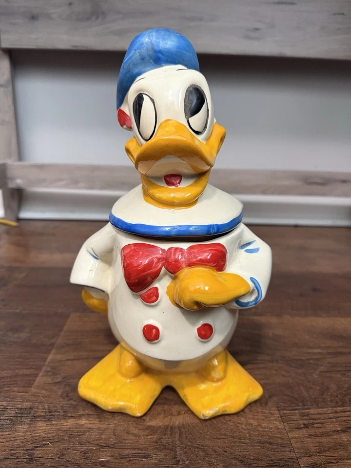 Antique Donald Duck Walt Disney Cookie Jar (1940) 12.5” - Image 1 of 4