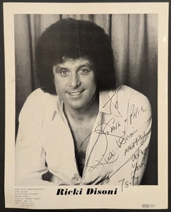 Ricki Disoni Signed 1970s Promo Photo - Imagen 1 de 5