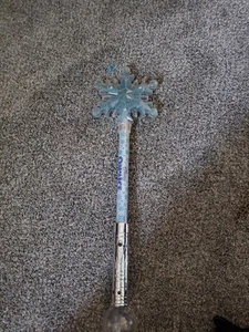 Frozen Disney auf Eis Elsa Zauberstab beleuchtet SCHNEEFLOCKE Souvenir / 22" / GETESTET FUNKTIONIERT - Bild 1 von 18