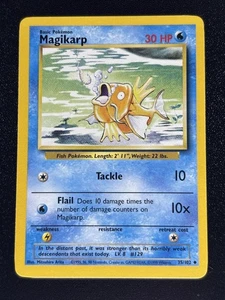 Tarjeta Pokémon Magikarp 35/102 ilimitada casi como nueva - Imagen 1 de 6