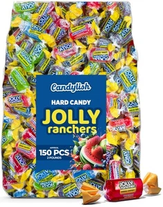 Jolly Ranchers Hard Candy Assorted - 2 LB Bulk Bag (Approximately 150 Pieces)... - Picture 1 of 6