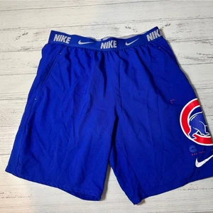Pantalones cortos deportivos Nike para hombre Chicago Cubs azul real entrepierna de 10 pulgadas talla mediana - Imagen 1 de 5