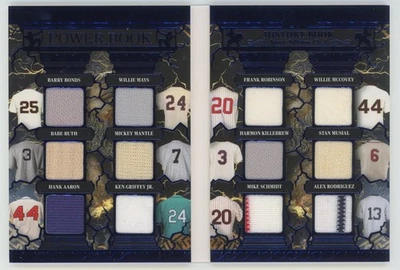 Libro de historia de hojas Babe Ruth/Mickey Mantle 2025 #PB-1 Power Book/5 parche de camiseta Foto 1 de 2