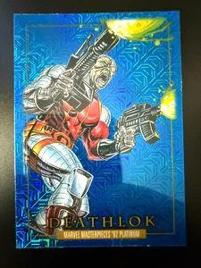 2024 Skybox Marvel Masterpieces '92 DEATHLOK Blue Traxx #28 - Picture 1 of 2