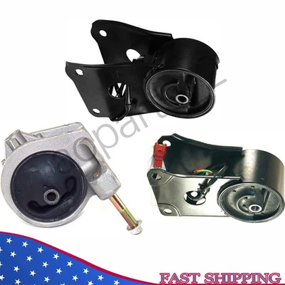 Front & Rear Engine Motor Mount 3PCS with Sensors 2000-2004 for Infiniti I30 I35 - Image 1 of 4
