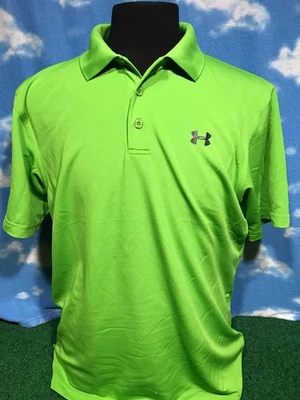 Camisa Polo Under Armour Verde Armadura Mediana M Suelta HeatGear ver descripción c11 Foto 1 de 4