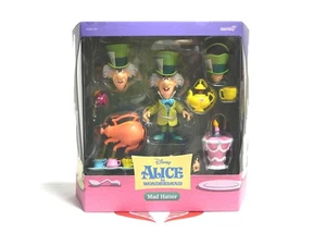 ALICE in WONDERLAND Action Figure DISNEY Mad Hatter Super7 ULTIMATES MIB  - Picture 1 of 4