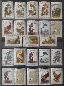 Haiti 1975, 36x Vögel, keine doppelte, gestempelt (2 Scan) - Bild 1 von 2