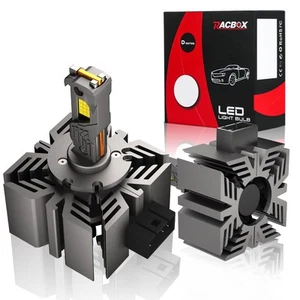 RACBOX D1S D1R LED Faros Bombillas haz alto/bajo 300W 60000LM 6000K HID Reemplazar - Imagen 1 de 13