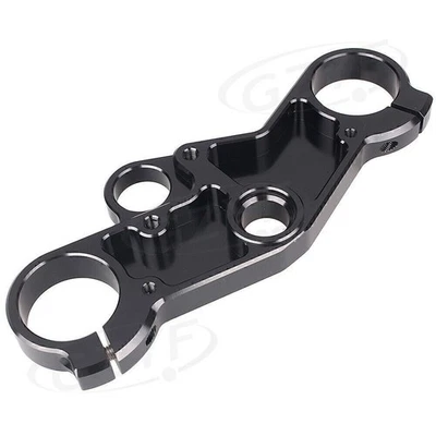 Abrazadera superior delantera triple negra para Suzuki GSXR600 750 GSXR1000 Foto 1 de 4