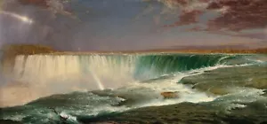 Reproducción de arte de la iglesia pintura del Niágara de Frederic Edwin - Imagen 1 de 3