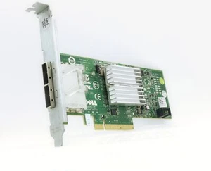 Dell H200E 6 Go/s SAS PCIe HBA 2 ports ext SFF-8088 12DNW LSISAS2008 = LSI 9200-8E - Photo 1/6