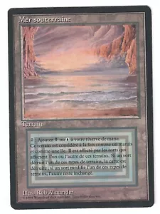 1x FBB French Underground Sea MTG Foreign Black Border (See photos!) - Picture 1 of 2