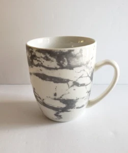 Grau Weiß Marmor Royal Norfolk Kaffee Tee Becher Keramik - Bild 1 von 7