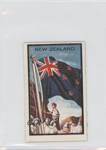 1963 Topps Midgee Flags New Zealand #62 a8x