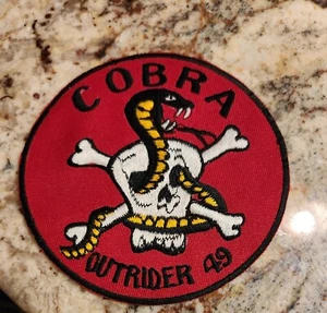 ARMY PATCH, AVIATION, D TROOP, 4TH SQUADRON, 7TH CAVALRY, OUTRIDER 49 - Picture 1 of 2