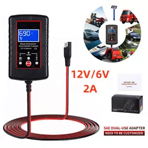 6V 12V Automatic Battery Charger Maintainer Motorcycle Car ATV Trickle Float - Picture 1 of 12