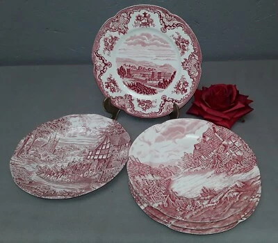 Kuchenteller 4x Johnson Bros, 1x Enoch Wedgwood Teller H 234. - Bild 1 von 4