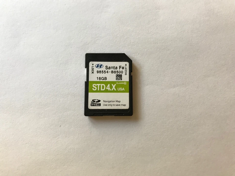 2015 2016 Santa Fe SANTAFE V6 Navigation SD Card MEMORY Map USA OEM 96554-B8500 - Image 1 of 1