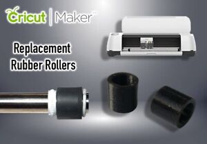 2Pcs Cricut Maker Replacement Rubber Rollers Spares Repair DIY