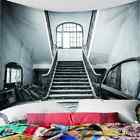 Long Stairs Dilapidated 3D Wall Hang Cloth Tapestry Fabric Decorations Decor