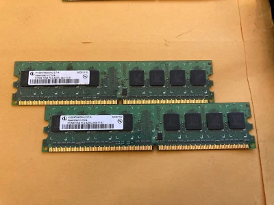 Infineon HYS64T64000HU-4-7-A 512MB 1Rx8 PC2 4400U-444-11-A1 DIMM - Image 1 of 2