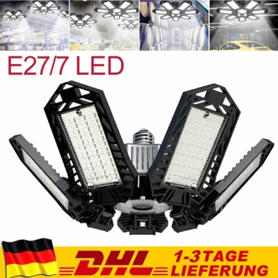 LED Hallenbeleuchtung Industrielampe bay Hallenstrahler Verformbar 200W DHL - Bild 1 von 4