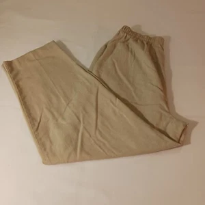 Counterparts Women's Pants Tan/Beige Elastic Waist Vintage Measured Waist 30" - Picture 1 of 13
