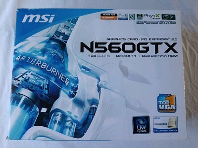 NVIDIA GeForce GTX 560 1GB PCI-E Graphics Card DUAL DVI & MINI HDMI MSI - Image 1 of 4